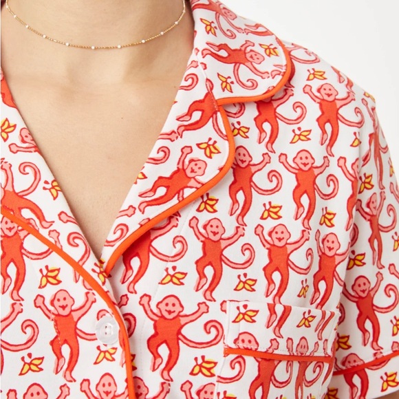 Roller Rabbit Monkey Polo Pajamas - Picture 3 of 11